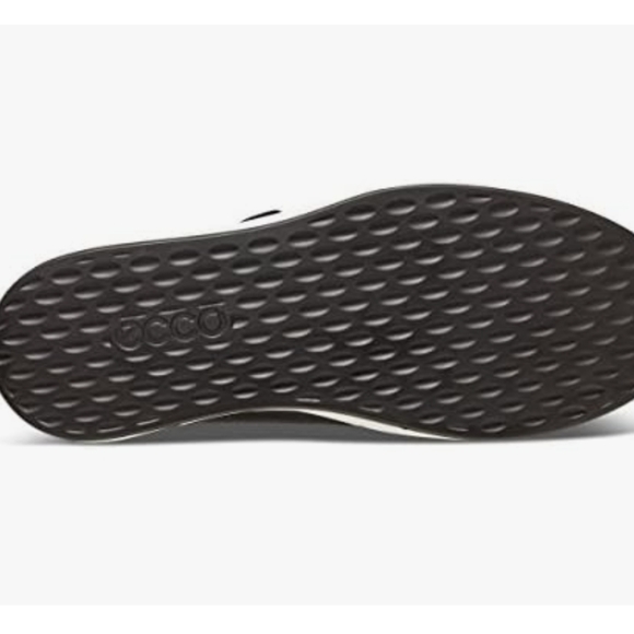 NIB ECCO Soft 8 Black Leather Loafer Sneaker Velcro Closure Women's 41 10 - Picture 5 of 16